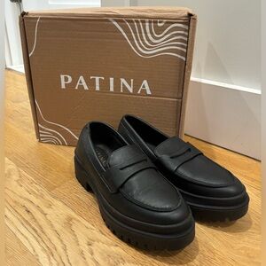 Portland Leather AP Patina Zoe Chunky Platform Loafers